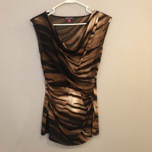 Vince Camuto Animal Print Sleeveless Tank